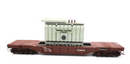 Ho Scale Alco Models Brass X-109 Greenville Well Flat Car W/ GE Transformer load