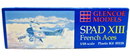 Glencoe Models 1/48 Spa XIIIC.1 French Aces Model Kit