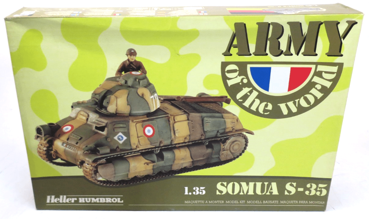 Heller 1/35 Somua S - 35 Model Kit 81170 - WISE GUYS HOBBIES LLC