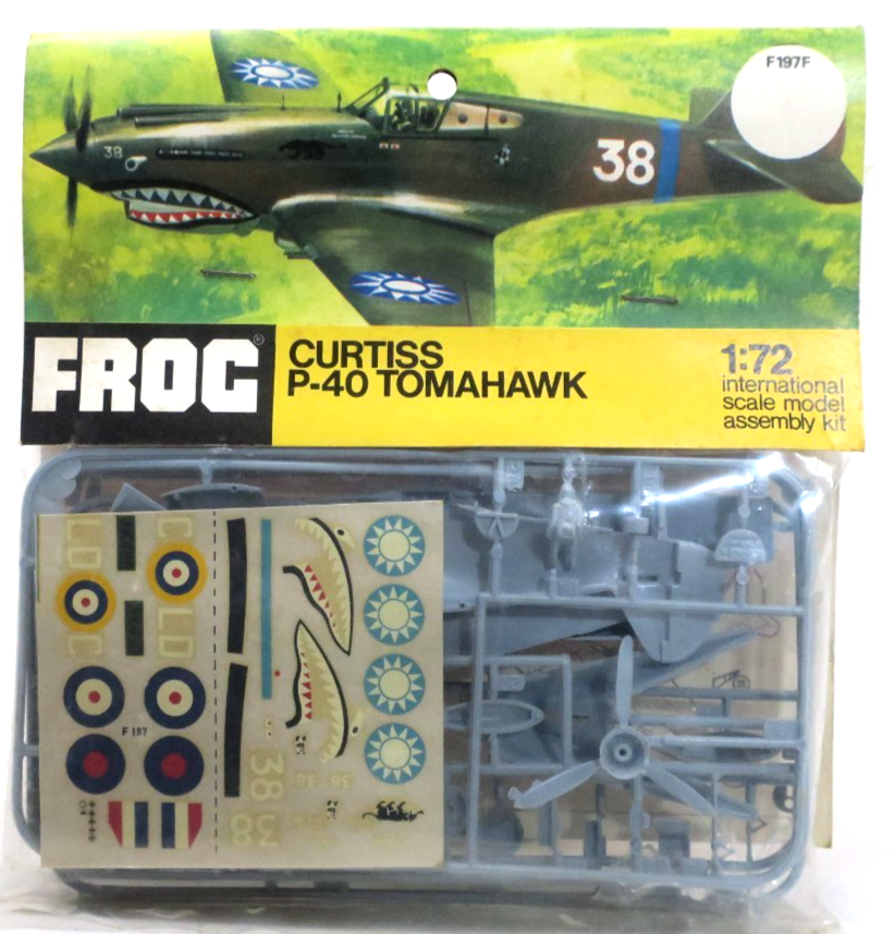 Frog 1/72 Curtiss P-40 Tomahawk Model Kit F197F - WISE GUYS HOBBIES LLC