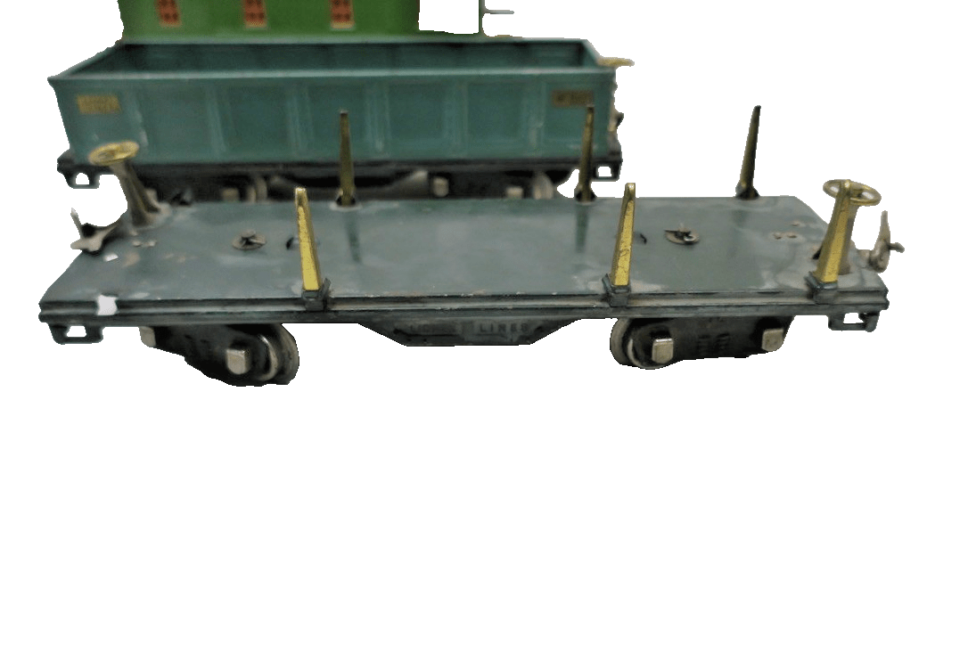 LIONEL PREWAR STANDARD GAUGE 8E OLIVE GREEN SET  353 FREIGHT SET - WISE GUYS HOBBIES LLC