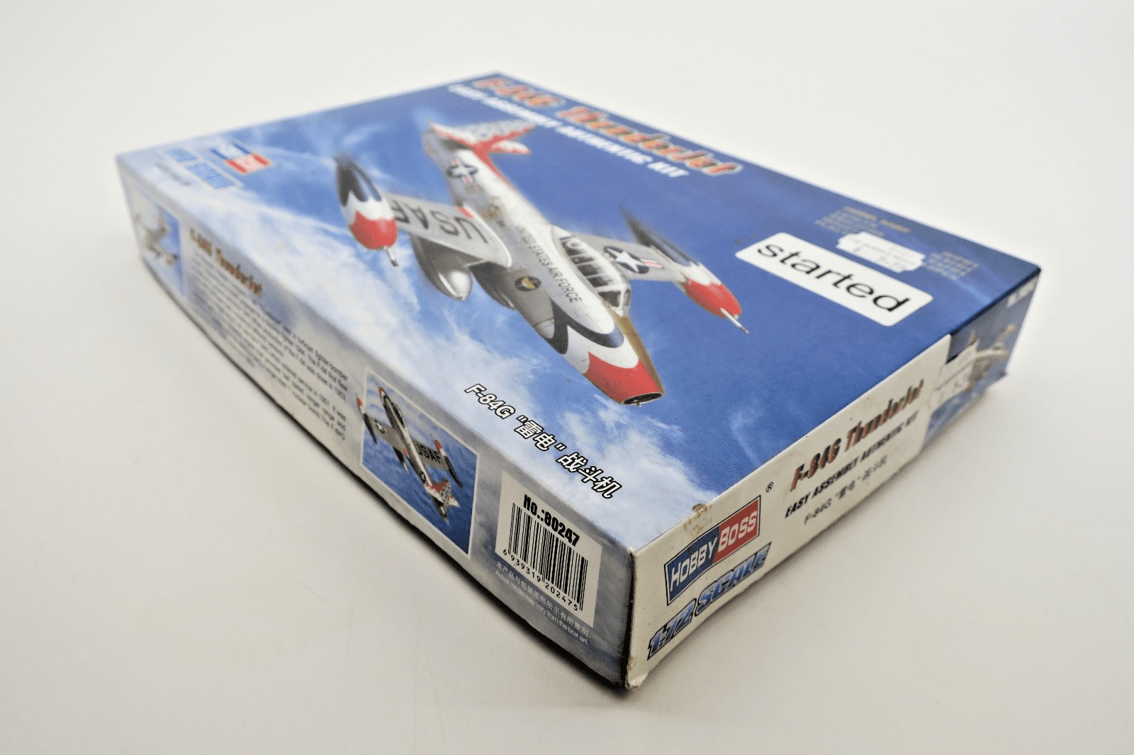 Hobby Boss 1/72 F - 84G Thunderbolt Model Kit 80247 STARTED - WISE GUYS HOBBIES LLC