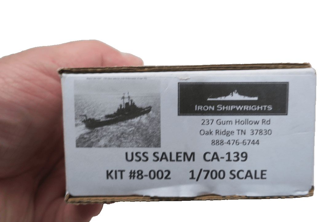 IRON SHIPWRIGHTS 1:700 resin cast battleship kit USS Salem CA - 139 Model Kit - WISE GUYS HOBBIES LLC