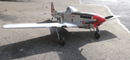 Hangar 9 HAN5100 P - 51 Mustang S 8cc BNF Nitro Aircraft - WISE GUYS HOBBIES LLC