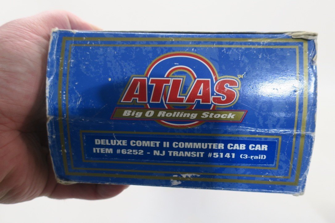 Atlas DELUXE COMET II COMMUTER CAB CAR ITEM 6252 - NJ TRANSIT 5141 (3 - rail) - WISE GUYS HOBBIES LLC