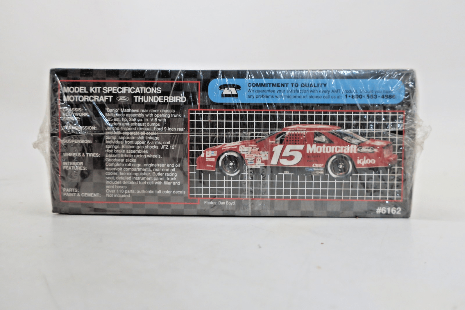 AMT 1/25 Motorcraft Thunderbird Model Kit 6162 SEALED - WISE GUYS HOBBIES LLC