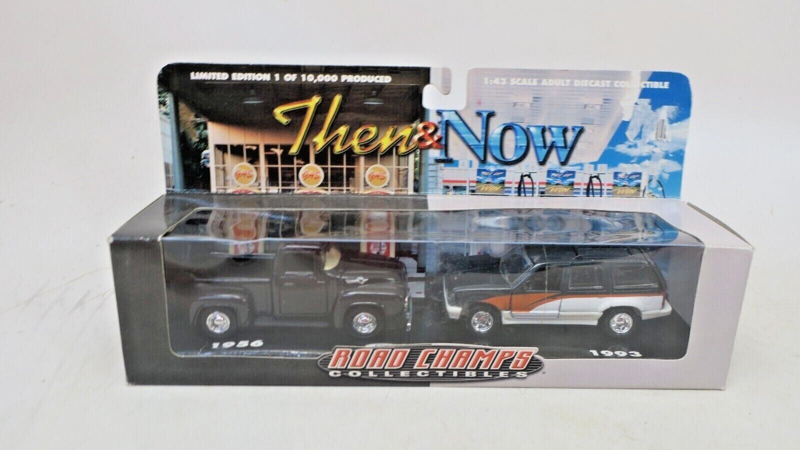 ROAD CHAMPS THEN AND NOW 1956 & 1993 FORD LIMITED EDITION - WISE GUYS HOBBIES LLC