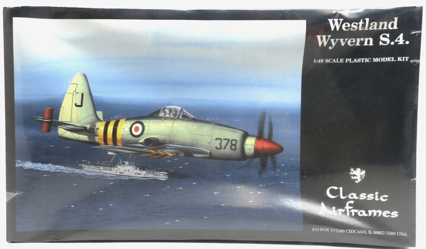Classic Airframes 1/48 Westland Wyvern S.4 Model Kit - WISE GUYS HOBBIES LLC