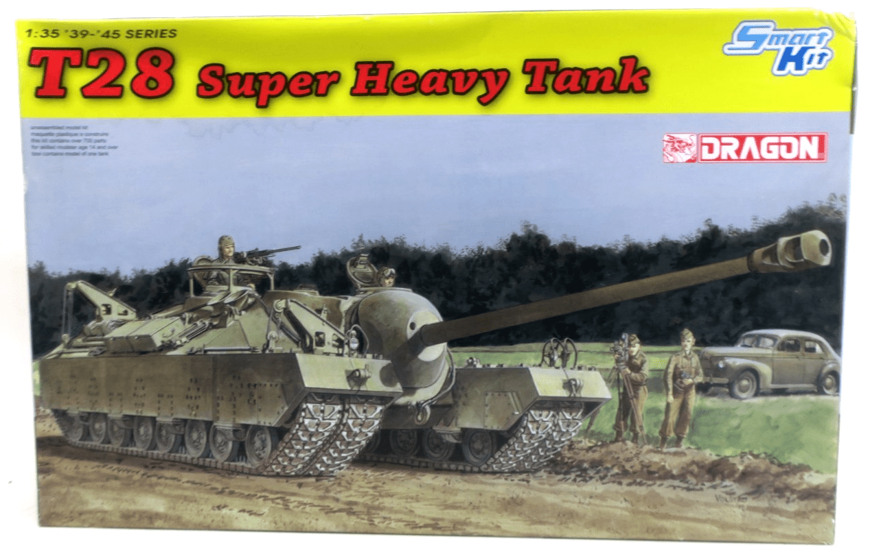 Dragon 1/35 T28 Super Heavy Tank Model Kit 6750 - WISE GUYS HOBBIES LLC