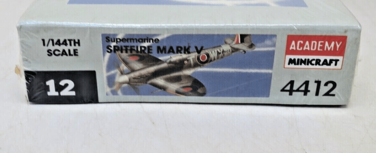 4412 ACADEMY MINICRAFT 1/144th Scale BRITISH SPITFIRE Plastic Model Kit New - WISE GUYS HOBBIES LLC