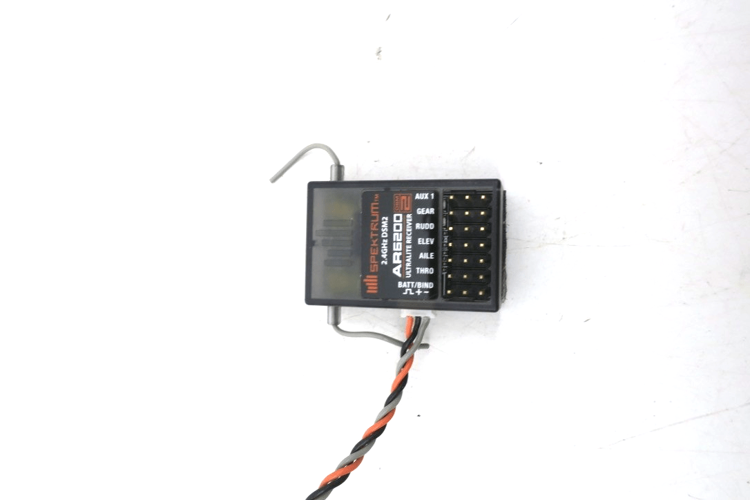 2.4G 3.5V-9.6V AR6200 Receiver + Satellite For Spektrum Spek Generic DX6i DSM2 - WISE GUYS HOBBIES LLC