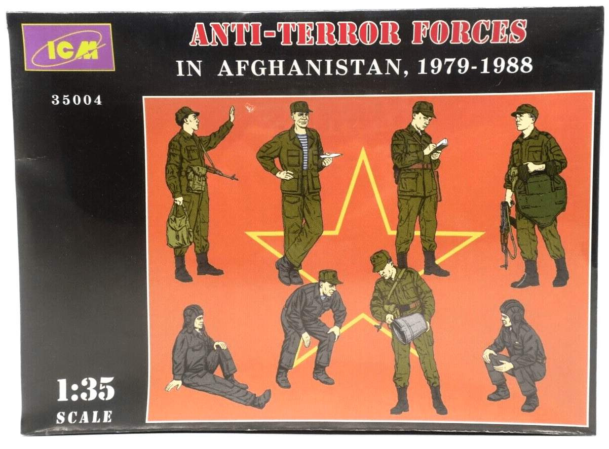 ICM 1/35 Anti-Terror Forces In Afghanistan Model Kit 35004 - WISE GUYS HOBBIES LLC