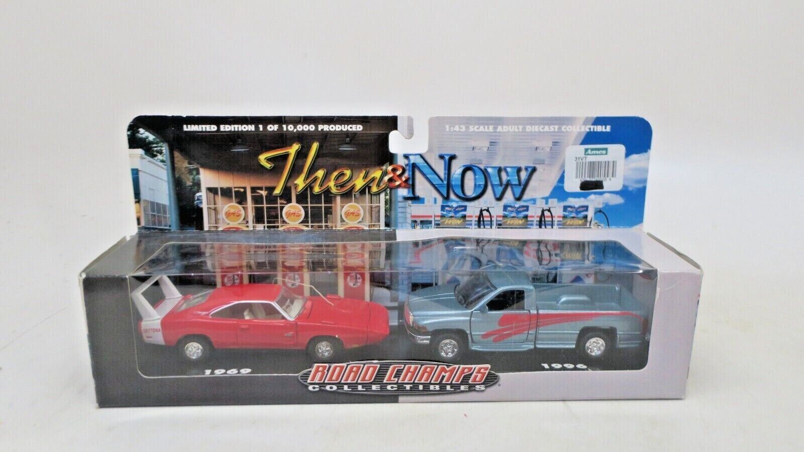 ROAD CHAMPS THEN AND NOW 1969 & 1996 DODGE LIMITED EDITION - WISE GUYS HOBBIES LLC