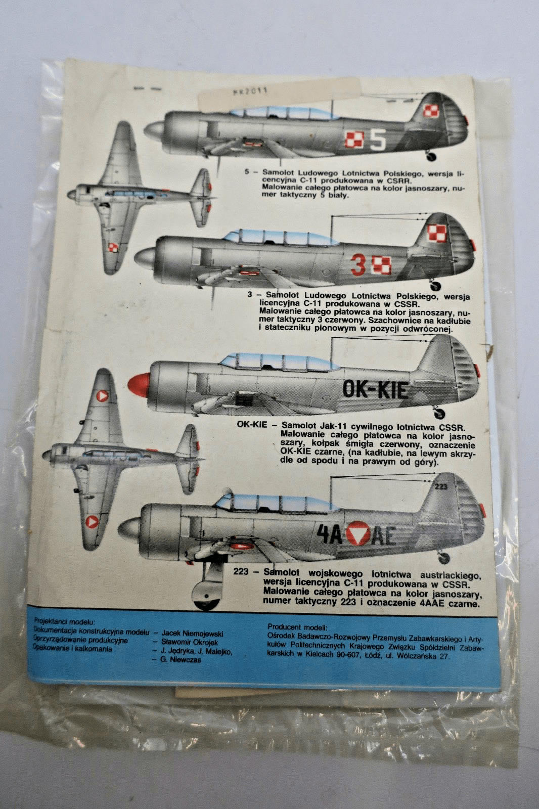 Waku 1/72 Jakowlew Jak - 11 Model Kit 10 - WISE GUYS HOBBIES LLC