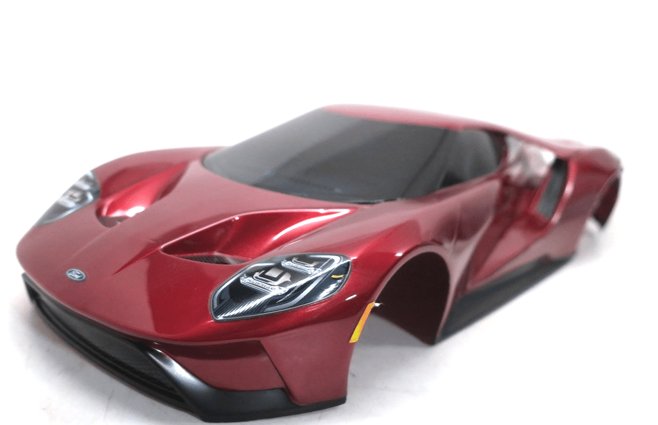 Traxxas 8311R - 4 - Tec Ford GT Pre - Cut Body, Red - WISE GUYS HOBBIES LLC