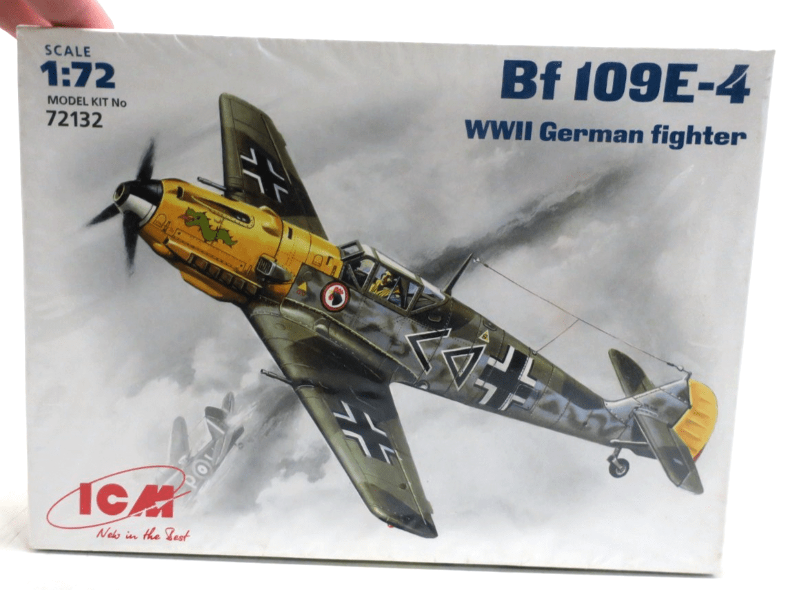 ICM 1/72 BF-109 E-4 Plastic Model Kit 72132 SEALED - WISE GUYS HOBBIES LLC