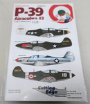 Cutting Edge P - 39 Airacobra 3 Decals CED48145 - WISE GUYS HOBBIES LLC
