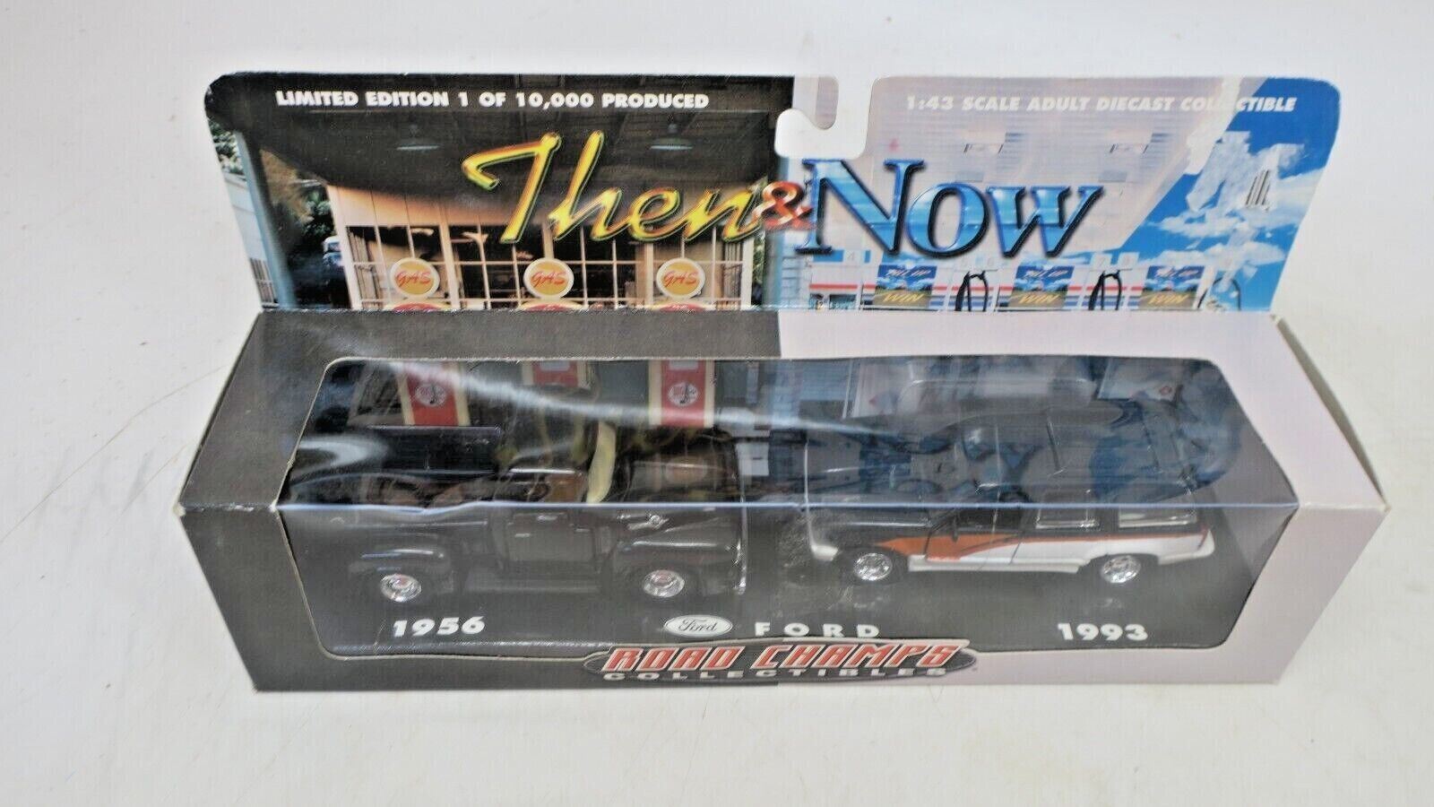 ROAD CHAMPS THEN AND NOW 1956 & 1993 FORD LIMITED EDITION - WISE GUYS HOBBIES LLC