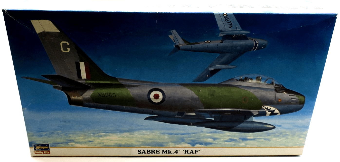 Hasegawa 1/48 Sabre Mk.4 RAF Model Kit 9567 - WISE GUYS HOBBIES LLC
