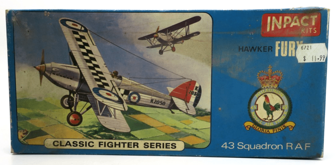 Inpact Kits 1/48 Hawker Fury Model Kit P202 - WISE GUYS HOBBIES LLC
