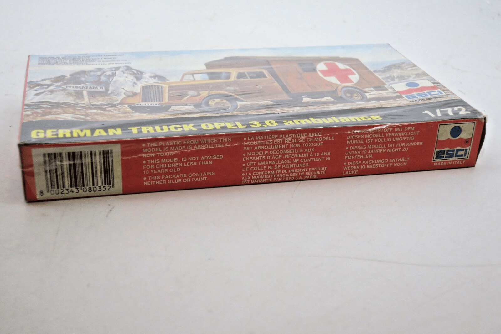 ESCI 1/72 German Truck Opel 3,6 Ambulance Model Kit - WISE GUYS HOBBIES LLC