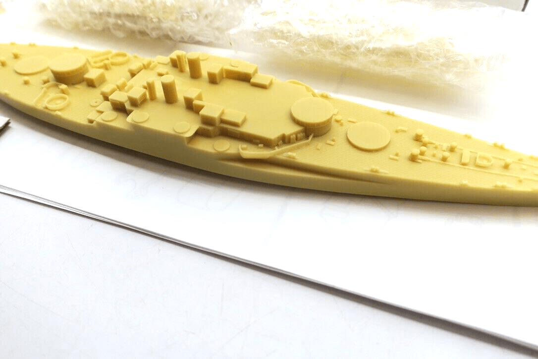 HP Models 1/700 US Navy Battleship BB-48 WWII Series Waterline Resin Model Kit - WISE GUYS HOBBIES LLC