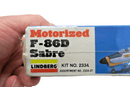 1982 Lindberg Motorized F - 86D Sabre 1:48 Scale Kit  2334 - WISE GUYS HOBBIES LLC