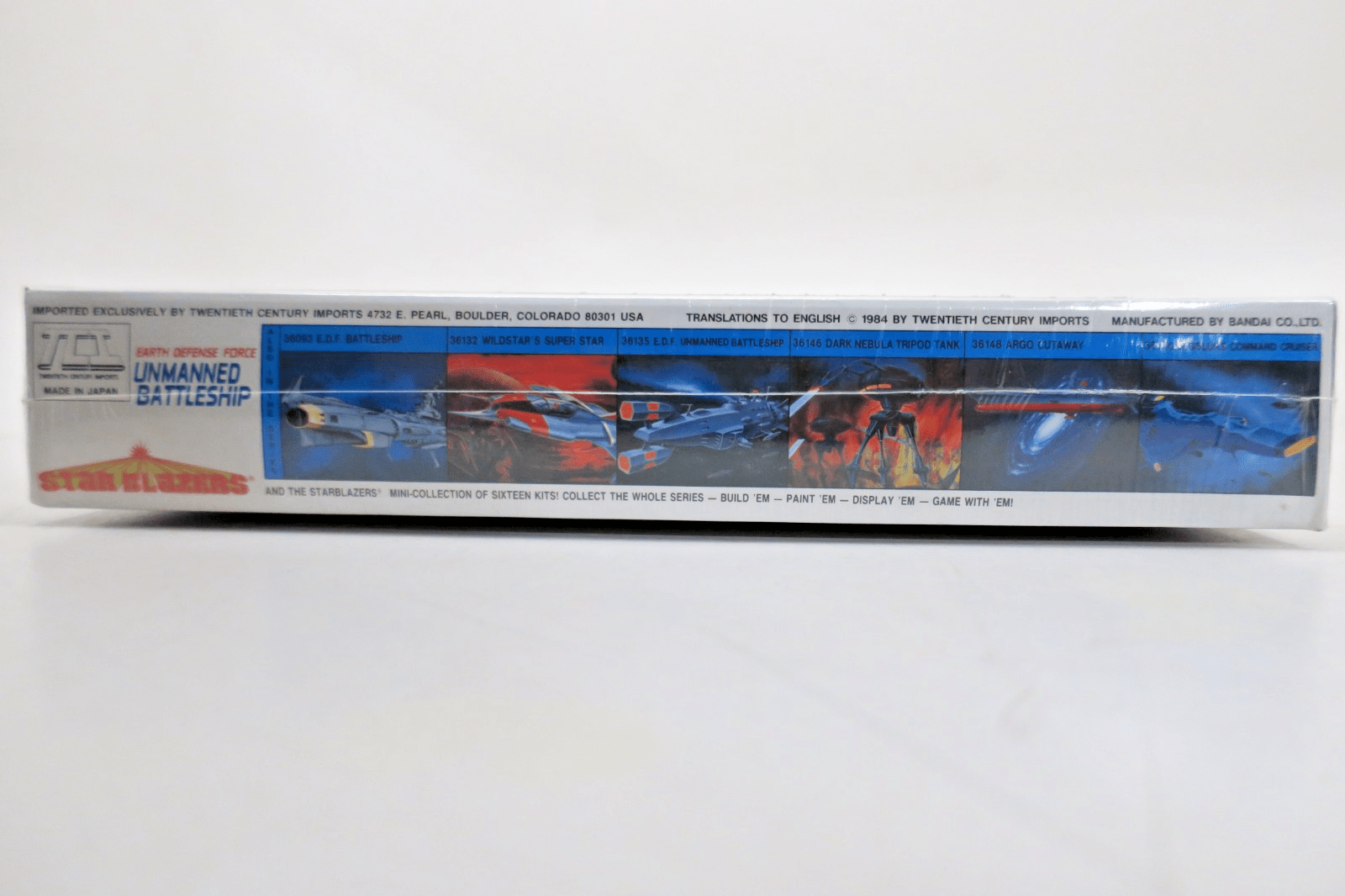 TCI Bandai Star Blazers 1/1220 Unmanned Battleship Model Kit 36135 SEALED - WISE GUYS HOBBIES LLC