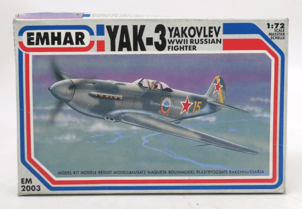 EMHAR 1/72 Yak - 3 Yakovlev Model Kit EM2003 - WISE GUYS HOBBIES LLC