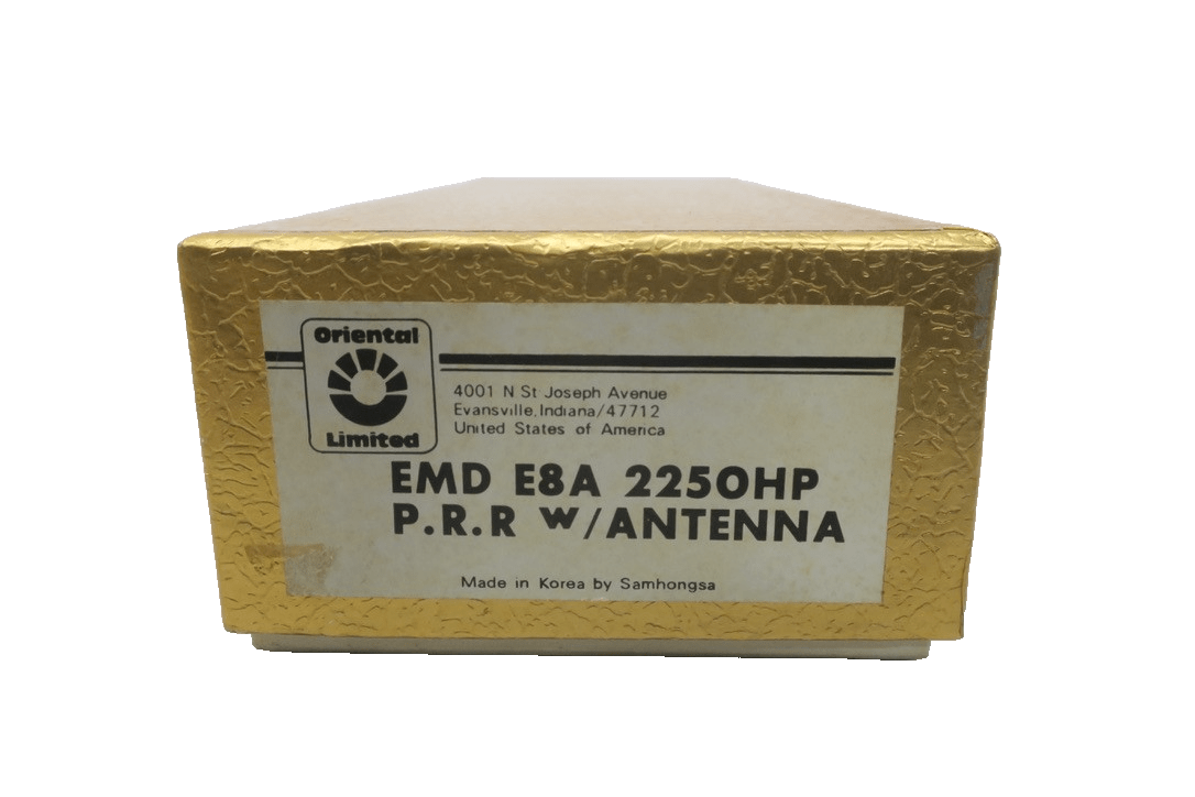 Oriental Limited Brass EMD E8A 2250HP PRR Version Unpainted HO scale - WISE GUYS HOBBIES LLC