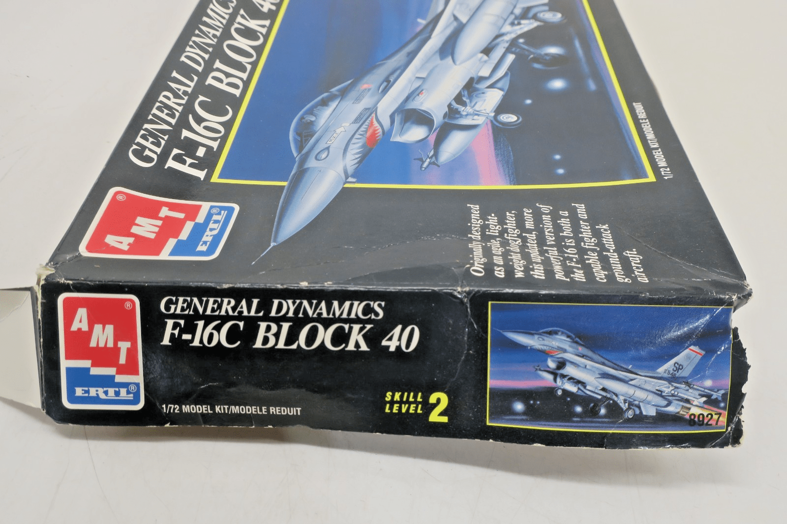 AMT 1/72 General Dynamics F-16C Block 40 Plastic Model Kit 8927 - WISE GUYS HOBBIES LLC