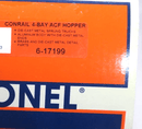 LIONEL MODEL 6 - 17199 CONRAIL 4 - BAY ACF HOPPER – NEW IN BOX - WISE GUYS HOBBIES LLC