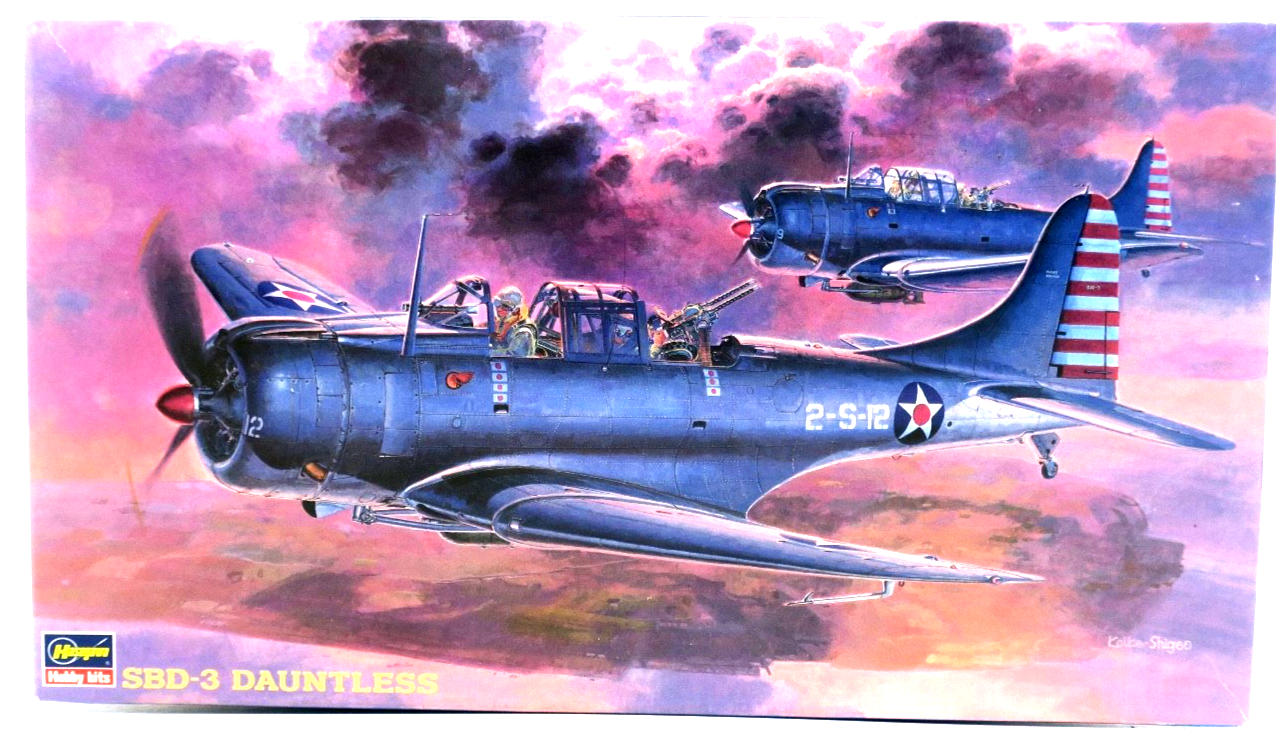Hasegawa 1/48 SBD - 3 Dauntless Model Kit 09119 - WISE GUYS HOBBIES LLC
