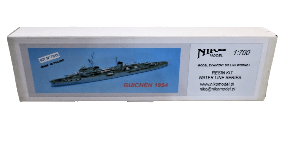 1/700 NIKO GUICHEN 1954 KIT NO 7019 RESIN PE WATERLINE SHIP MODEL KIT - WISE GUYS HOBBIES LLC