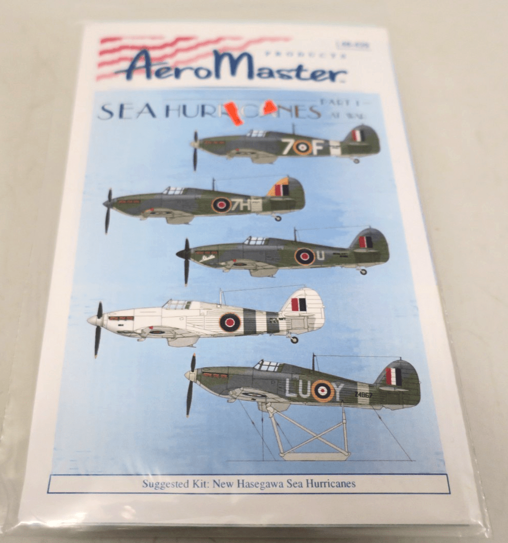 Aeromaster Decals 48 - 439 - Sea Hurricanes at War Part I - WISE GUYS HOBBIES LLC