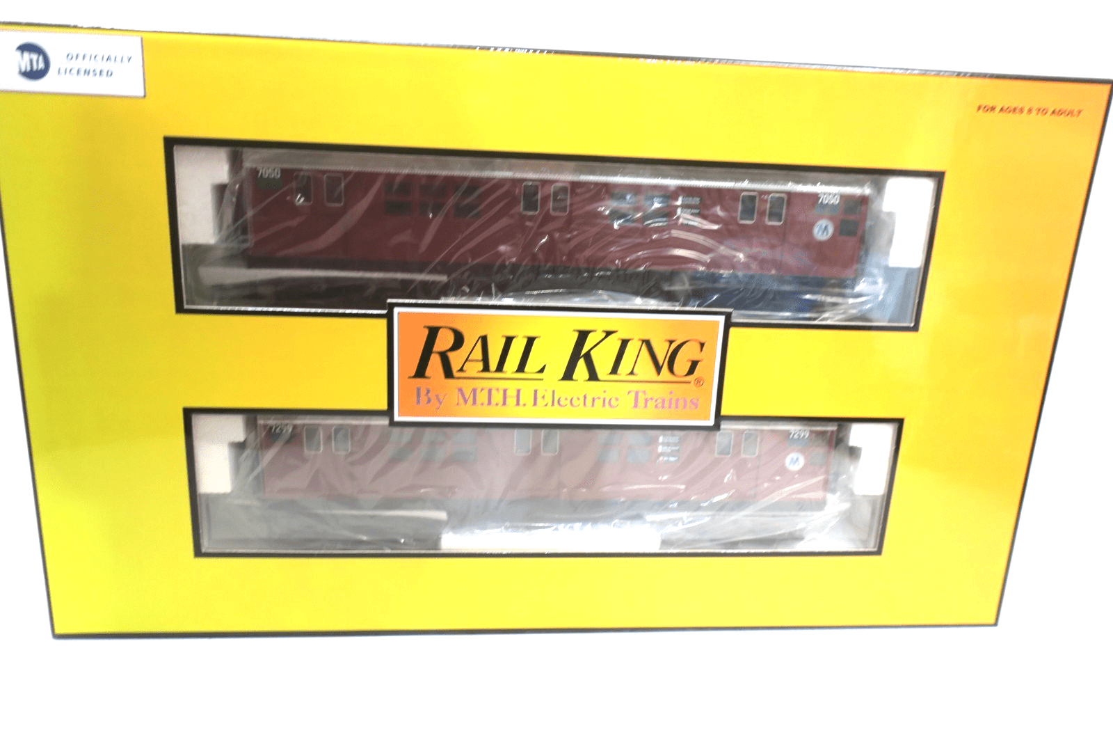 MTH Rail King MTA R - 21, 2 - Car Subway Add - On Non Powered 30 - 2198 - 3 - WISE GUYS HOBBIES LLC