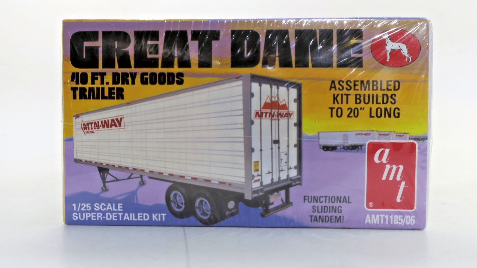 AMT 1/25 Great Dane 40ft. Dry Goods Trailer Model Kit AMT1185 - WISE GUYS HOBBIES LLC