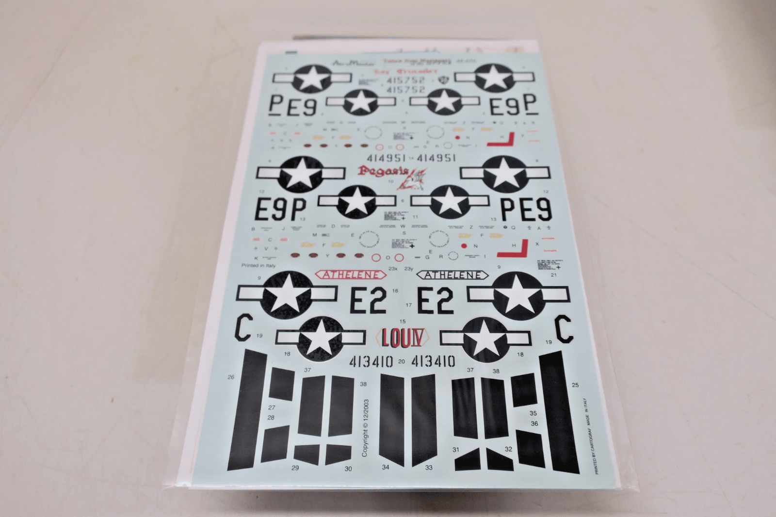 AeroMaster Decals - 48 - 656 - Yellow Nose Mustangs Of The 361st FG Pt.2 - WISE GUYS HOBBIES LLC