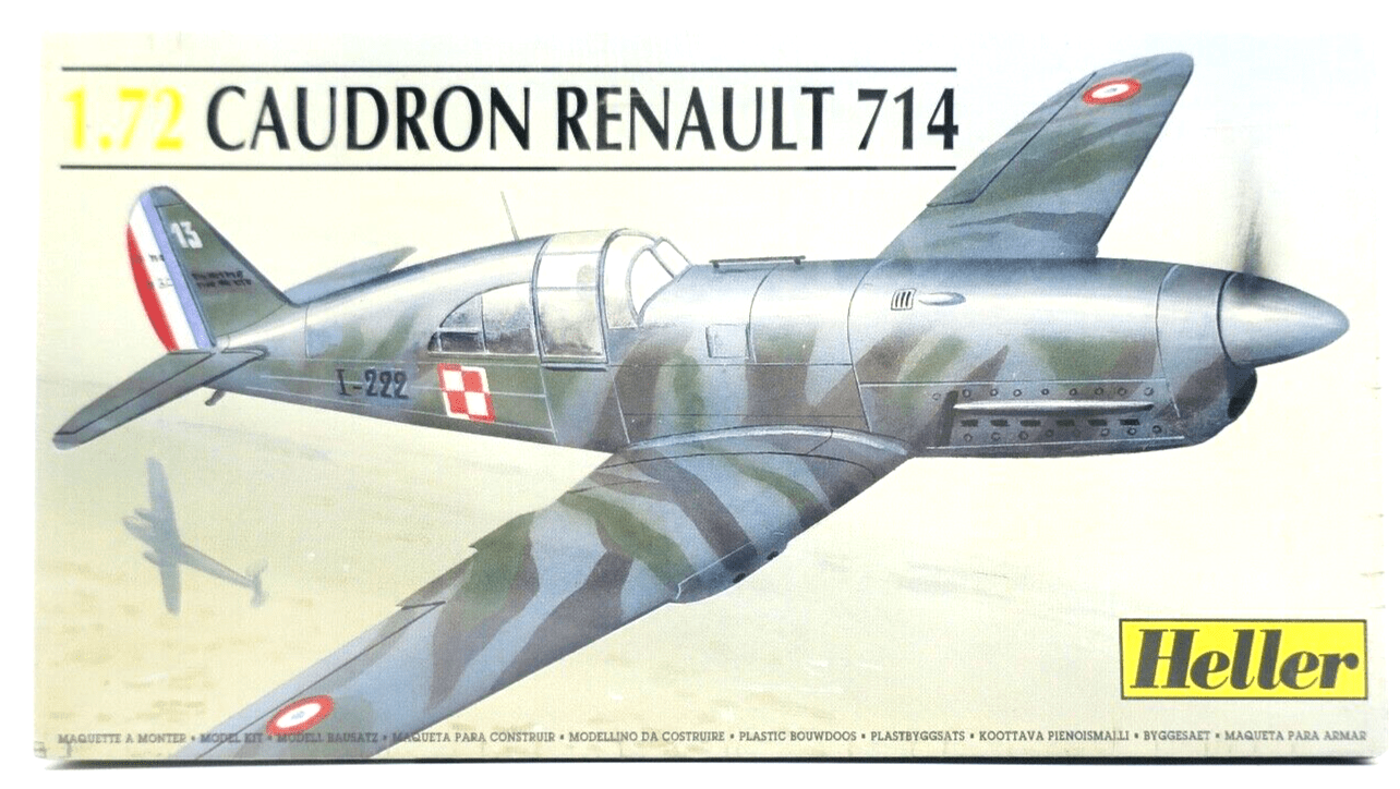 Heller 1/72 Caudron Renault 714 Model Kit 80218 - WISE GUYS HOBBIES LLC
