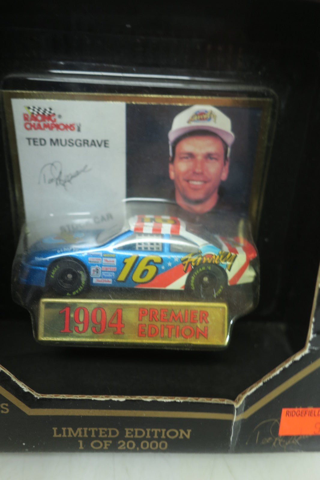 1994 Racing Champions 1:64 Ted Musgrave 16 Family Channel Ford Thunderbird - WISE GUYS HOBBIES LLC