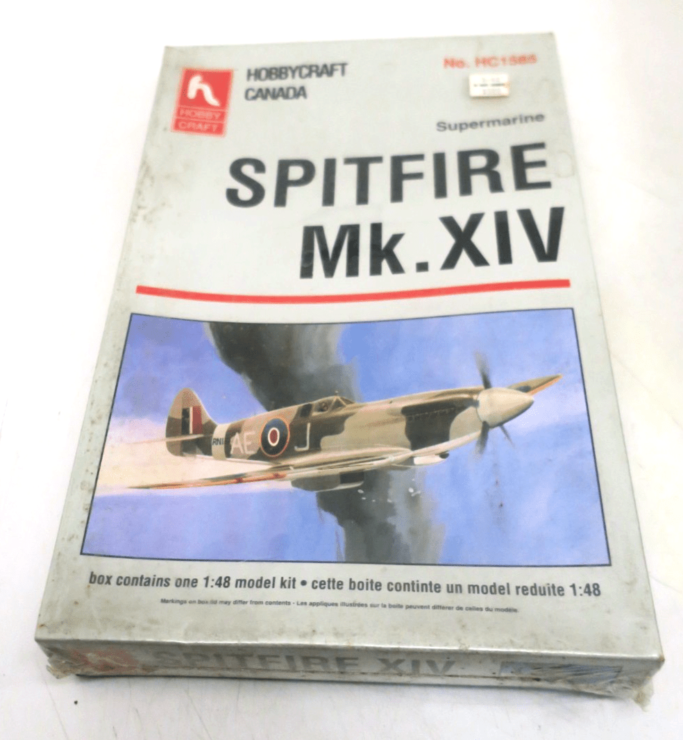 Hobby Craft 1/48 Supermarine Spitfire Mk.XIV Model Kit HC1585 SEALED - WISE GUYS HOBBIES LLC
