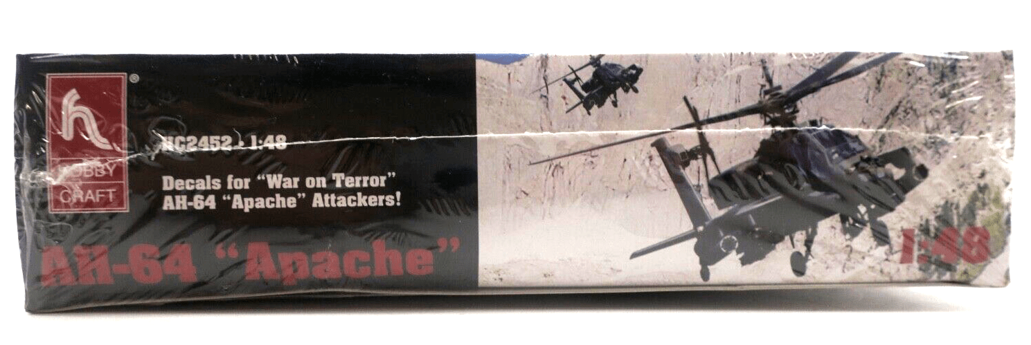 Hobbycraft 1/48 AH-64 Apache War on Terror Model Kit HC2452 - WISE GUYS HOBBIES LLC