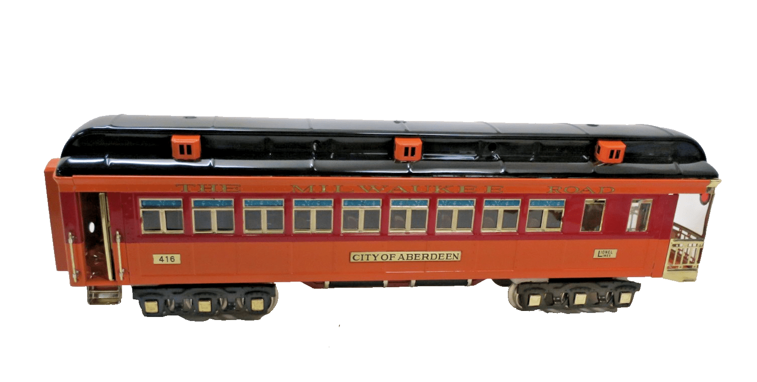 LIONEL STANDARD GAUGE 416 STATE COACH CAR ABERDEEN PASSENGER CAR 11-40013A - WISE GUYS HOBBIES LLC