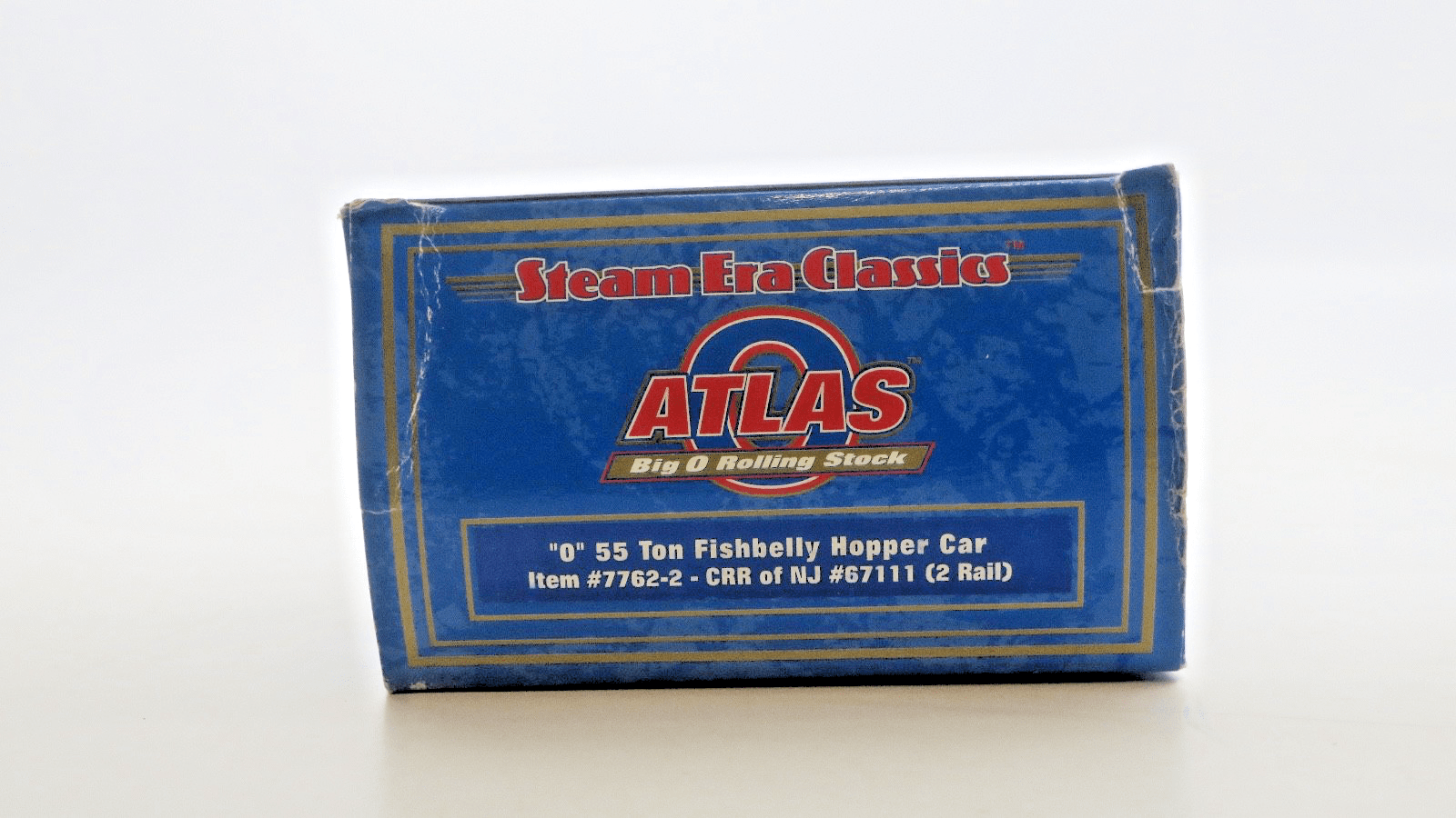 ATLAS O Scale 55 Ton Fishbelly Hopper Car 7762 - 2 CRR or NJ 67111 2 Rail - WISE GUYS HOBBIES LLC