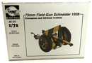 Planet Models 1/72 75mm Field Gun Schneider 1938 Model Kit MV091 - WISE GUYS HOBBIES LLC