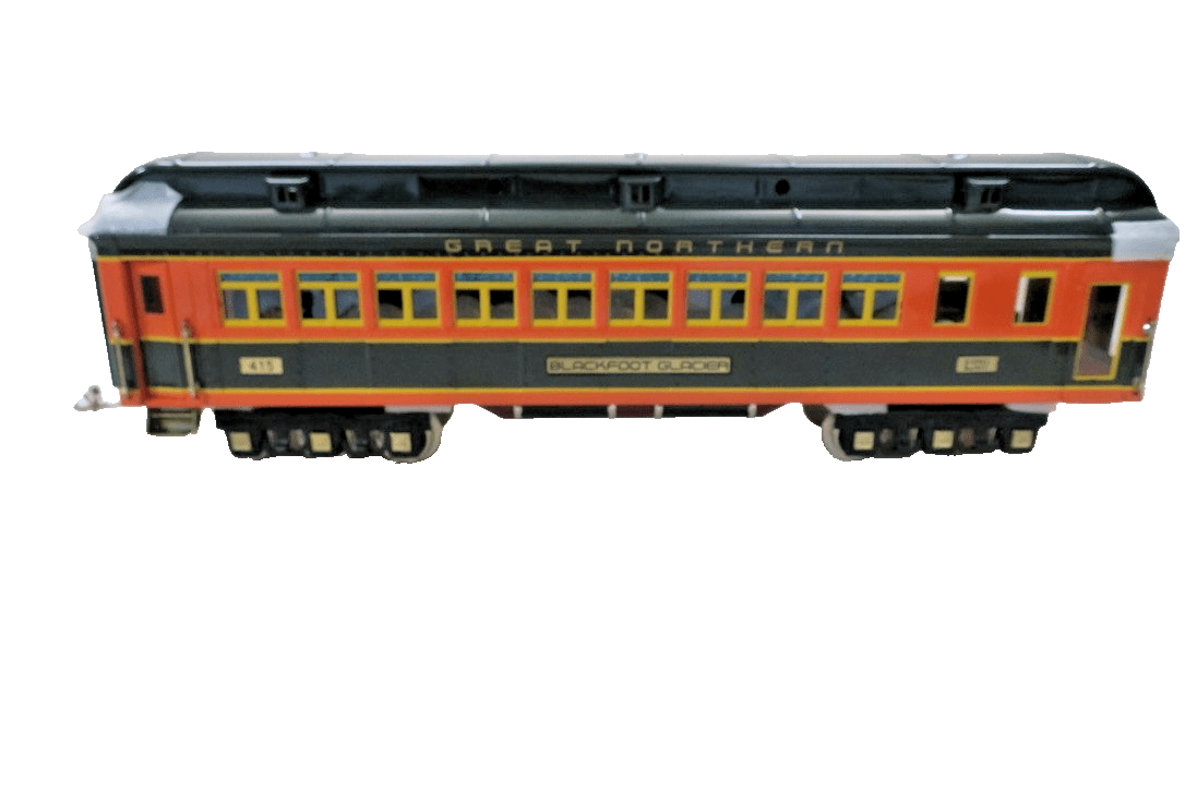 Lionel MTH Standard Tinplate Add-On Great Northern Blackfoot Glacier State Car - WISE GUYS HOBBIES LLC