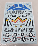 Aeromaster Decals 48781 F - 100D Super Sabre Part V - WISE GUYS HOBBIES LLC