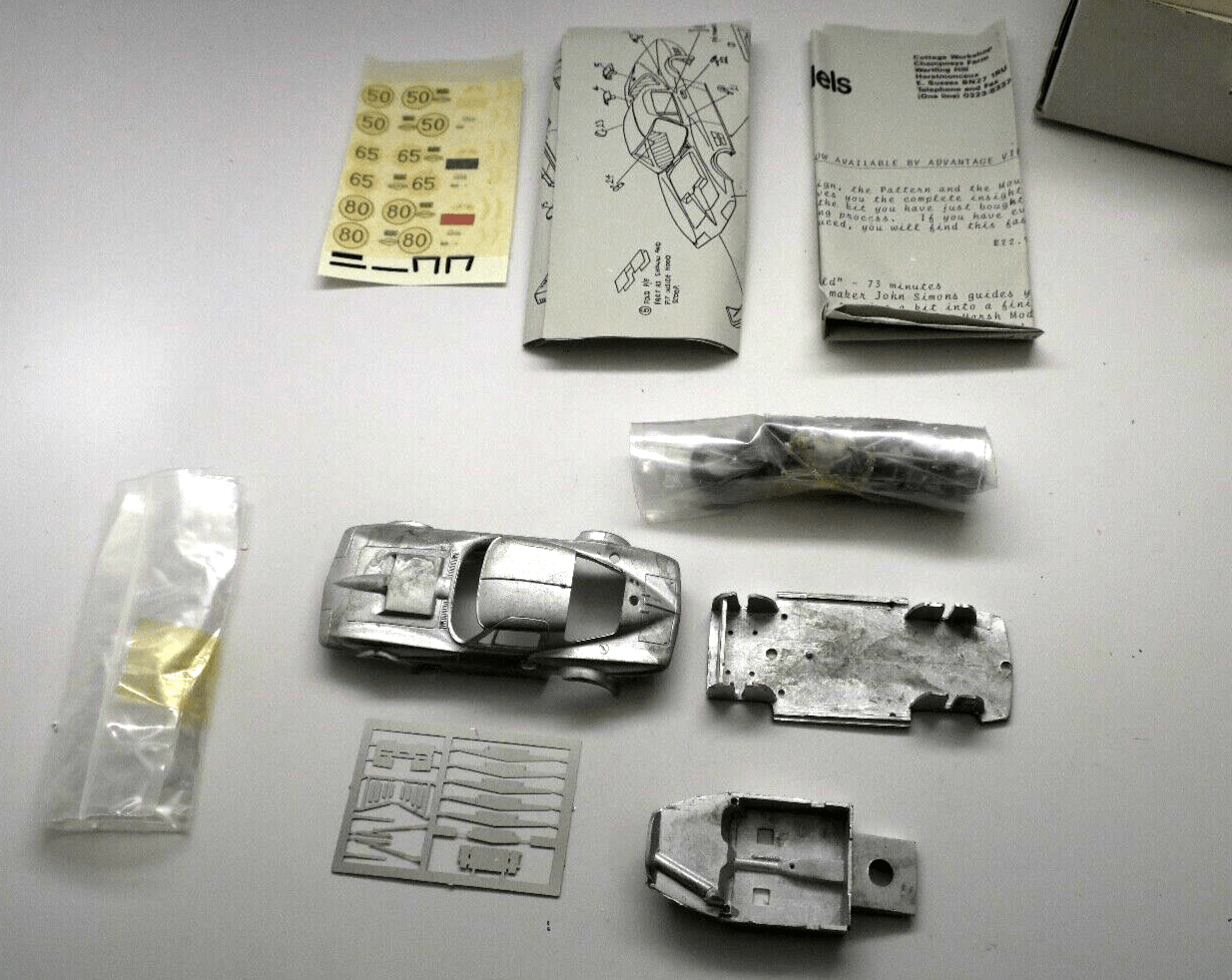 Marsh Models 1/43 Corvette Grand Sport 1963 Nassau Speed Week White Metal Kit - WISE GUYS HOBBIES LLC