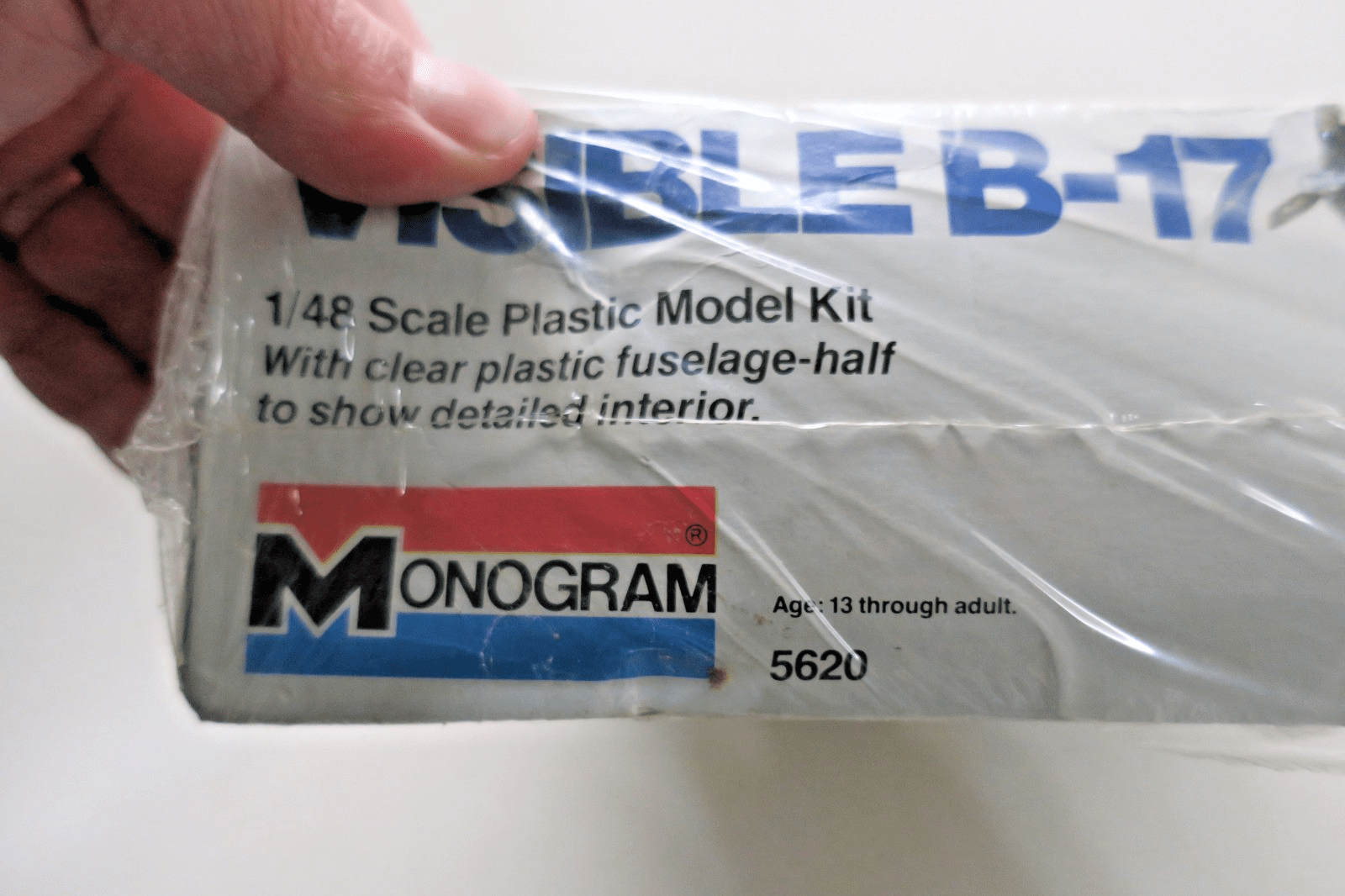 Visible B - 17 Monogram 1:48 Plastic Aircraft Model Kit 5620 Dent Box Sealed - WISE GUYS HOBBIES LLC
