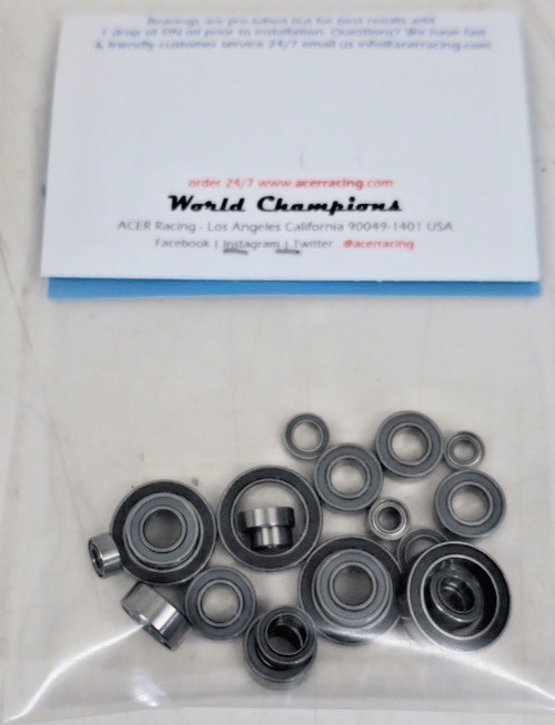 ACER Racing Team XRAY T4 2016 2017 2018 2019 2020 2021 Ceramic Bearing Kit - WISE GUYS HOBBIES LLC